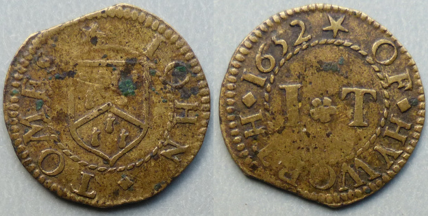 Highworth, John Tomes 1652 farthing